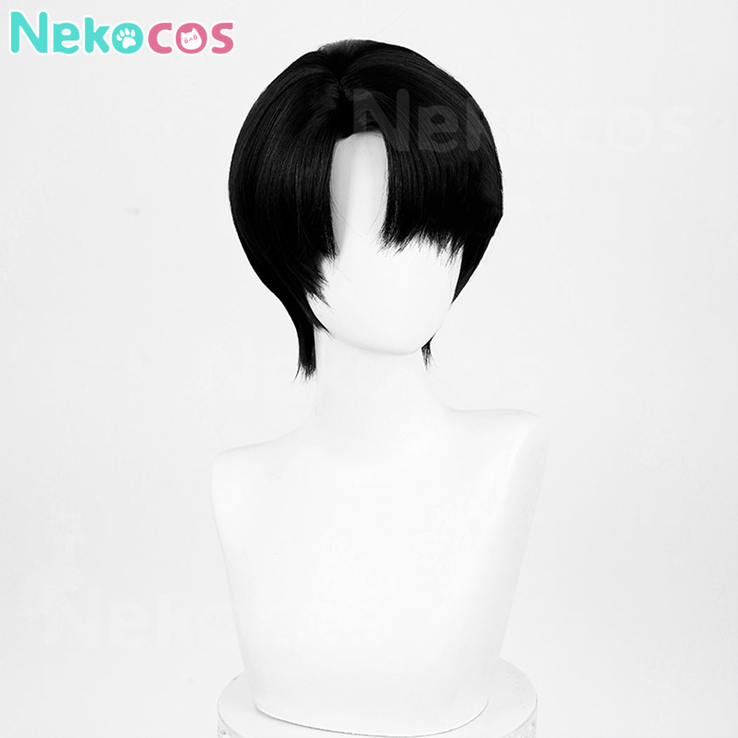 【Nekocos】Anime Attack On Titan Cosplay Levi Ackerman Cosplay Wig | In Stock