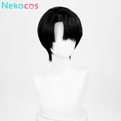 【Nekocos】Anime Attack On Titan Cosplay Levi Ackerman Cosplay Wig | In Stock