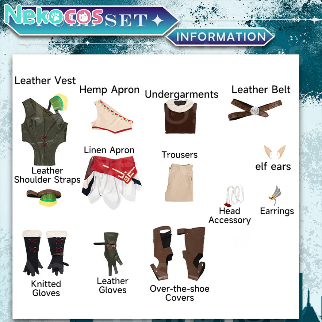【Nekocos】Game Cosplay Link Cosplay Costume | In Stock