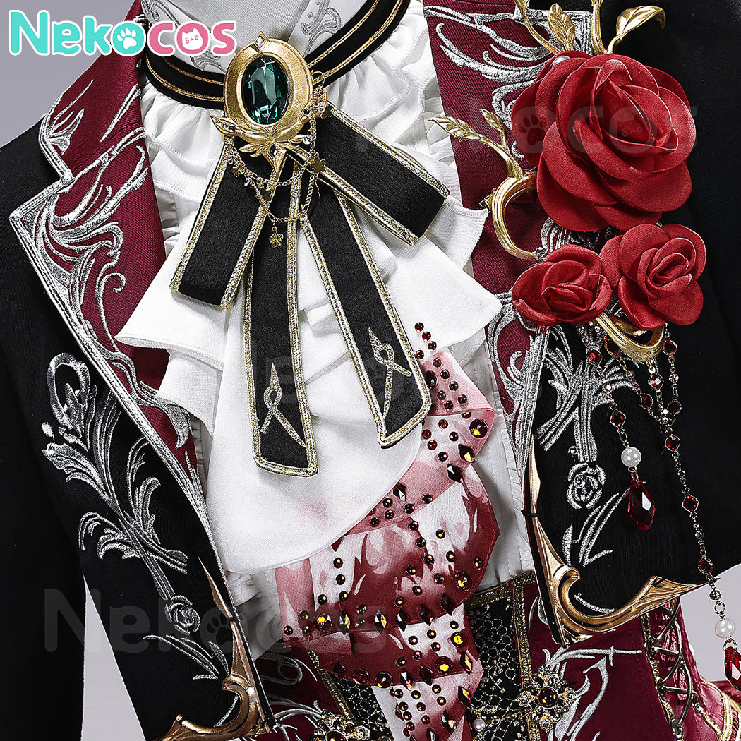 【Nekocos】Game Love and Deepspace MC's Bloodmoon Soulpact Couple Sylus Silverwing Fiend Cosplay Costume Premium Edition | Custom-Tailor