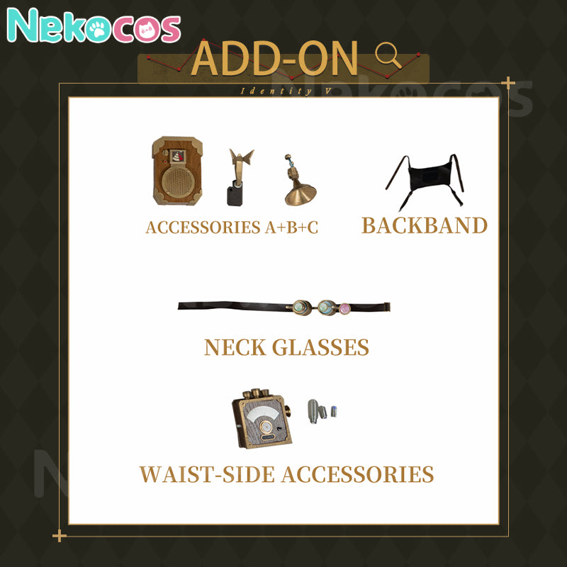 【Nekocos】Game Identity Ⅴ Cosplay Luca Balsa Cosplay Costume Premium Edition | Custom-Tailor