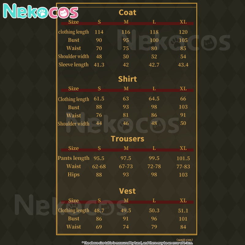 【Nekocos】Game Identity Ⅴ Cosplay Luca Balsa Cosplay Costume Premium Edition | Custom-Tailor