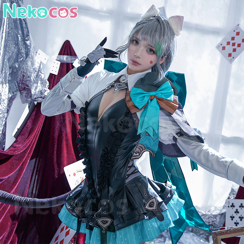 【Nekocos】Game Genshin Impact Cosplay Lynette Cosplay Costume Premium Edition | In Stock