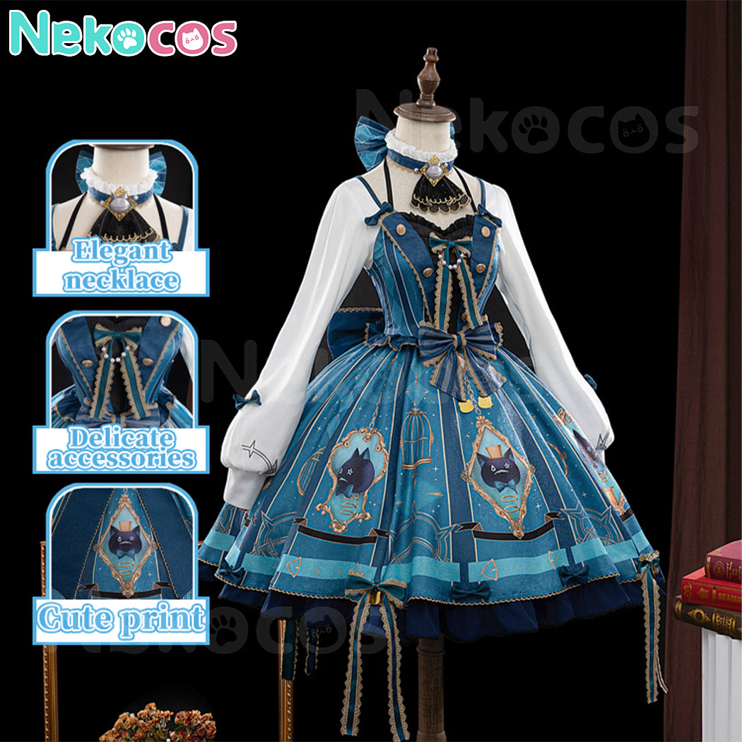 【Nekocos】Game Genshin Impact Cosplay Café Lynette CosplayCostume Premium Edition | Custom-Tailor