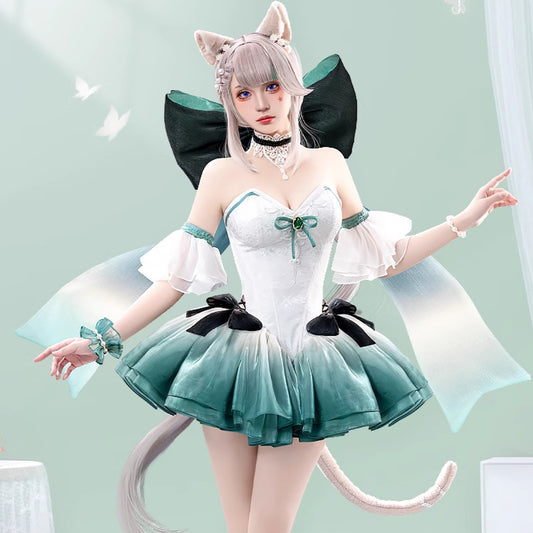 【Nekocos】Game NieR:Automata Cosplay YoRHa No. 2 Type B Sailor Uniform Cosplay Costume | In Stock