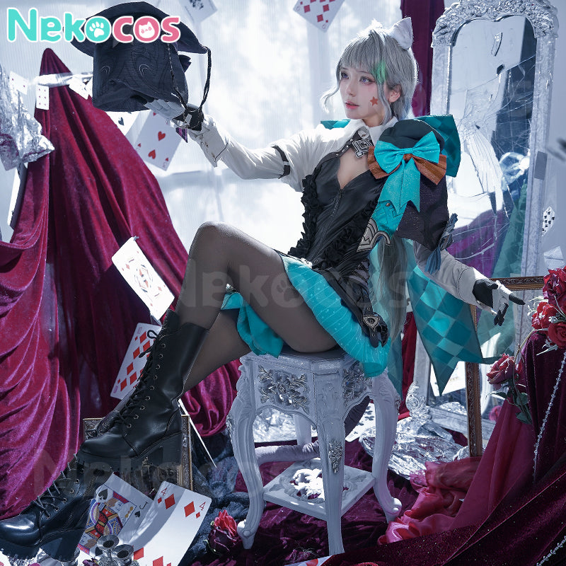 【Nekocos】Game Genshin Impact Cosplay Lynette Cosplay Costume Premium Edition | In Stock