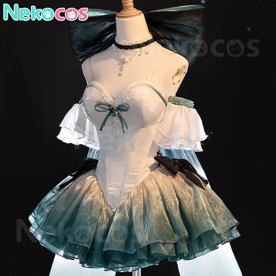 【Nekocos】Game Genshin Impact Cosplay Lynette Lily of the Valley Waltz Cosplay Costume Premium Edition | In Stock