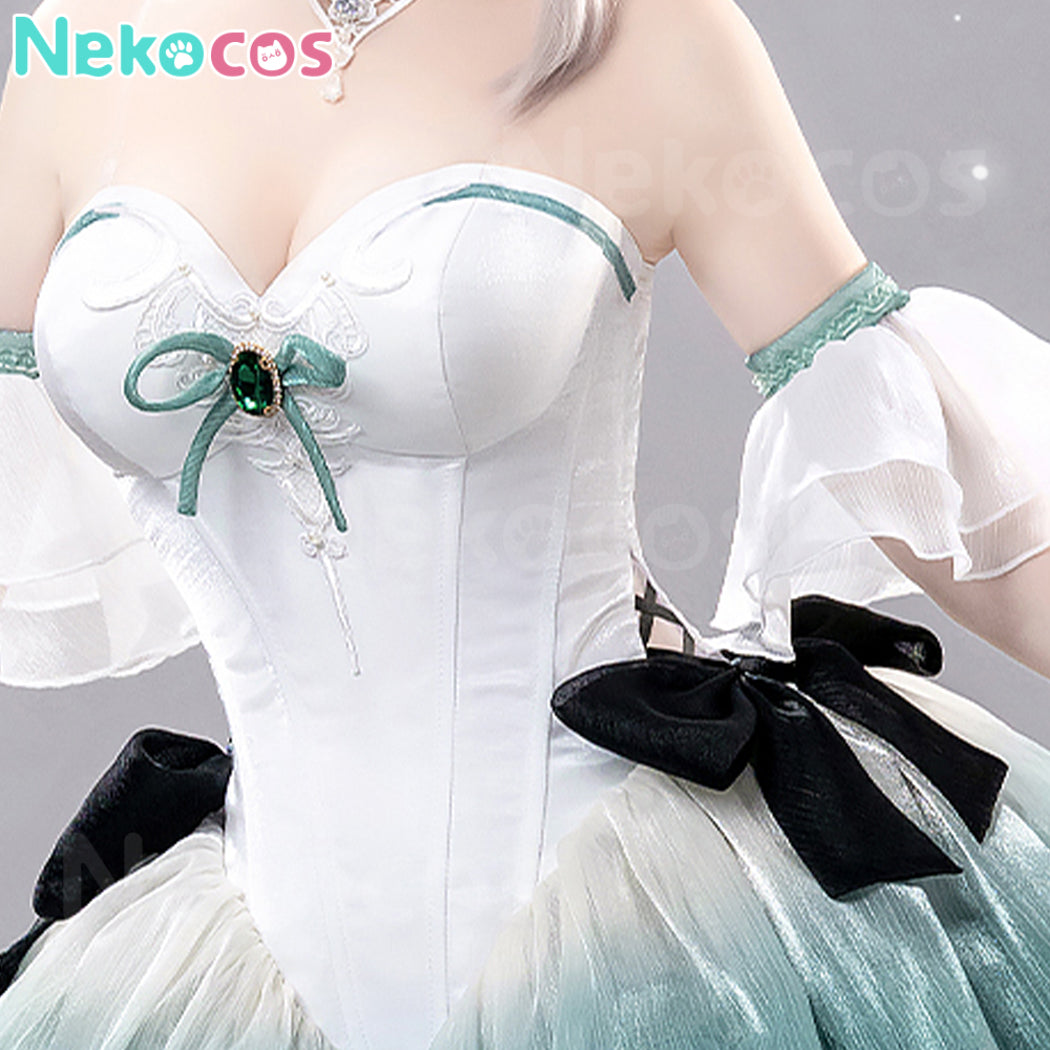 【Nekocos】Game Genshin Impact Cosplay Lynette Lily of the Valley Waltz Cosplay Costume Premium Edition | In Stock