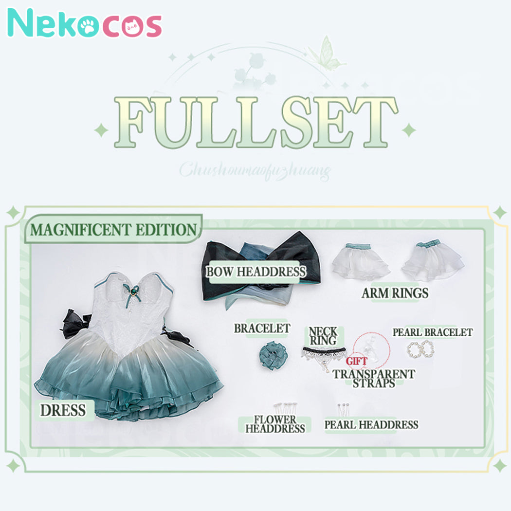 【Nekocos】Game Genshin Impact Cosplay Lynette Lily of the Valley Waltz Cosplay Costume Premium Edition | In Stock