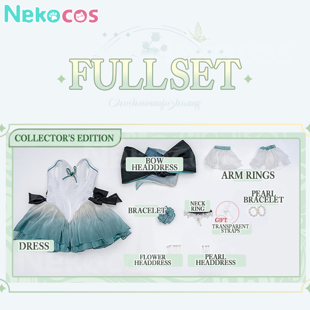 【Nekocos】Game Genshin Impact Cosplay Lynette Lily of the Valley Waltz Cosplay Costume Premium Edition | In Stock