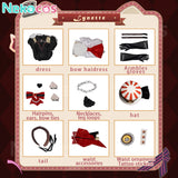 【Nekocos】Game Genshin Impact Cosplay Lynette x KFC Cosplay Costume Premium Edition | In Stock