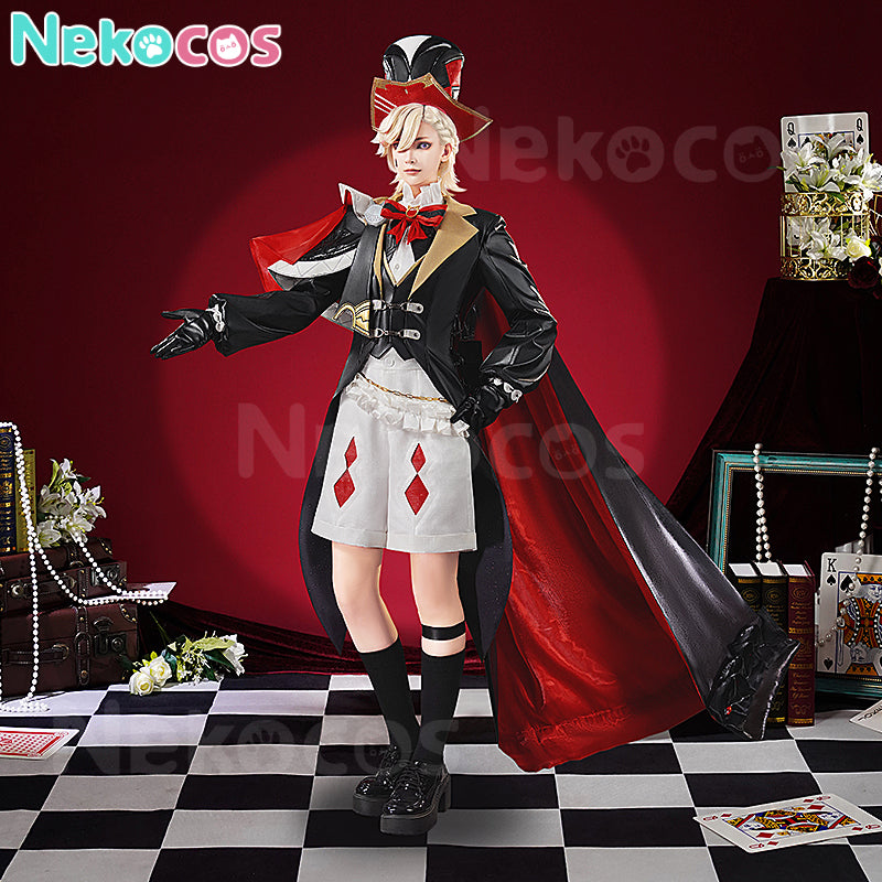 【Nekocos】Game Genshin Impact Cosplay Lynette x KFC Cosplay Costume Premium Edition | In Stock