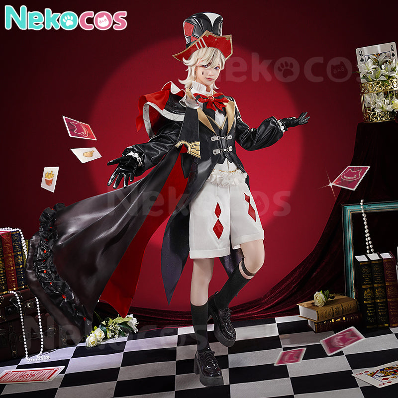 【Nekocos】Game Genshin Impact Cosplay Lynette x KFC Cosplay Costume Premium Edition | In Stock
