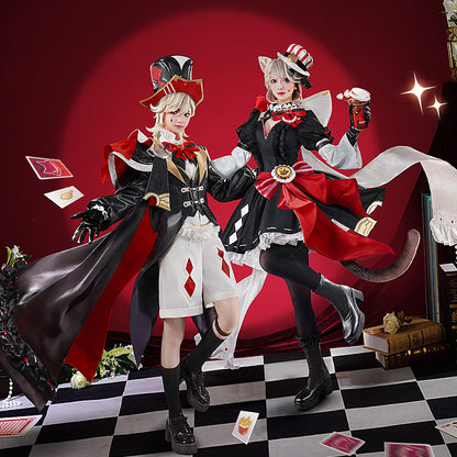 【Nekocos】Game Genshin Impact Cosplay Lynette x KFC Cosplay Costume Premium Edition | In Stock