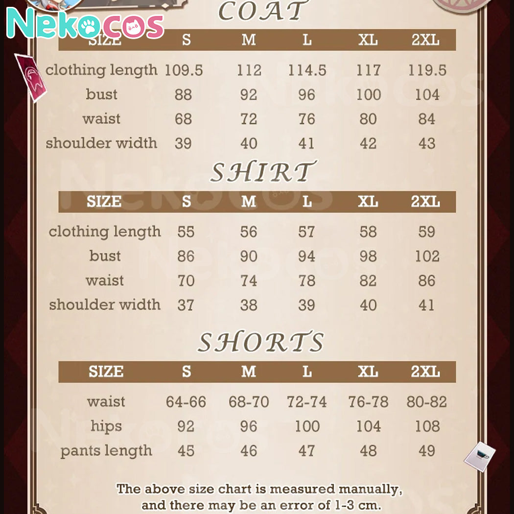 【Nekocos】Game Genshin Impact Cosplay Lynette x KFC Cosplay Costume Premium Edition | In Stock