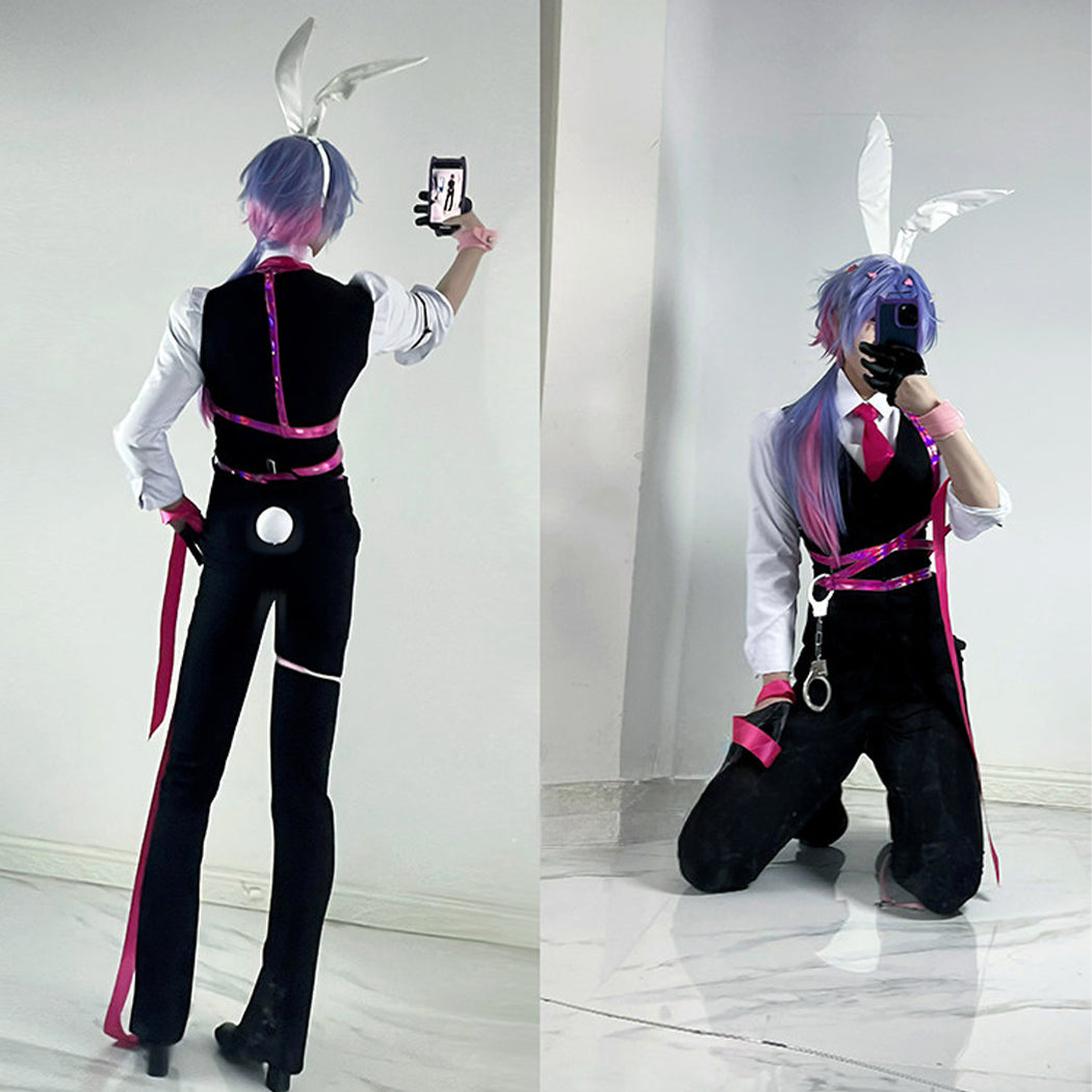 【Nekocos】Vocaloid Hatsune Miku Cosplay Rabbit Hole Gender Transition Cosplay Costume | In Stock