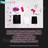【Nekocos】Vocaloid Hatsune Miku Cosplay Rabbit Hole Gender Transition Cosplay Costume | In Stock