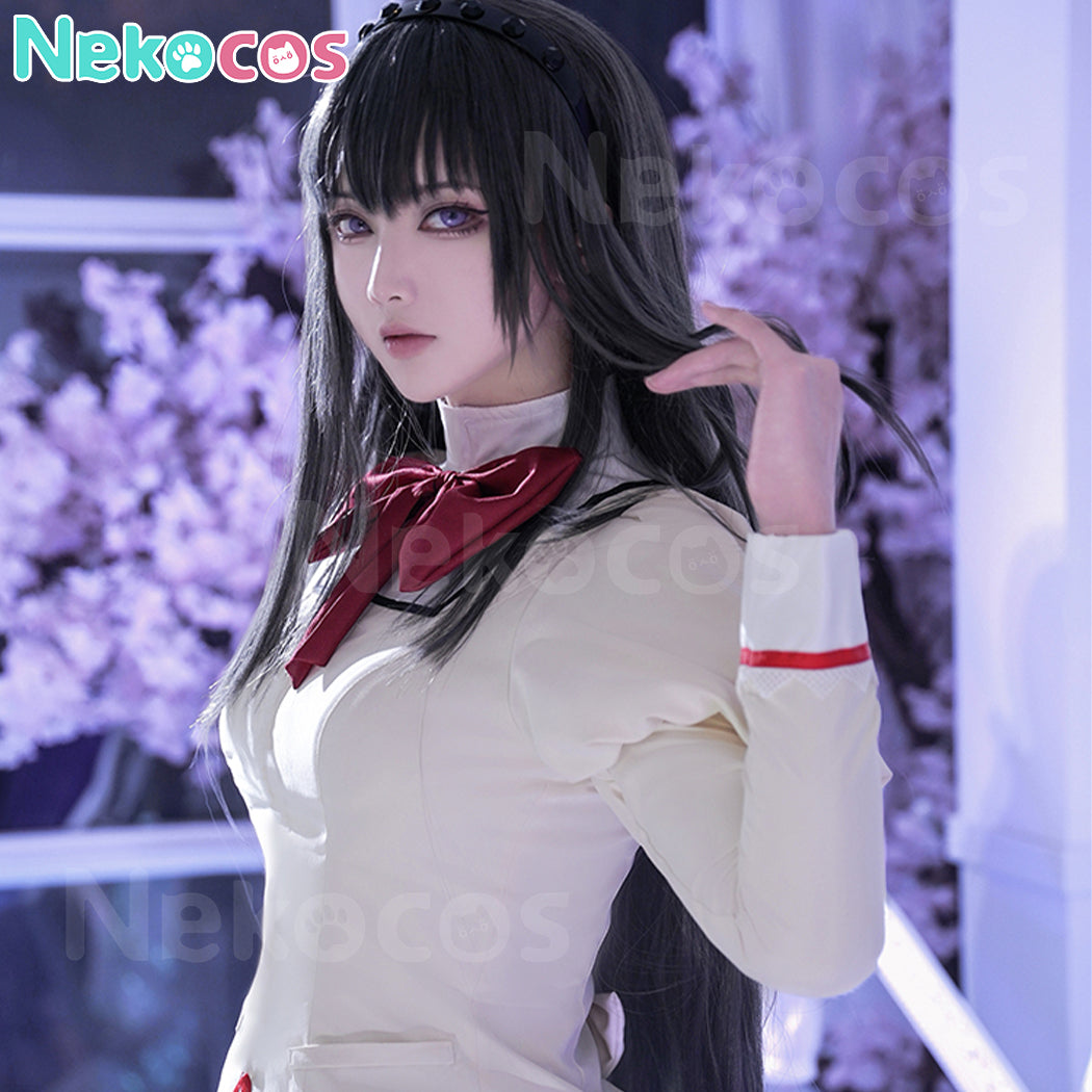 【Nekocos】Anime Puella Magi Madoka Magica Cosplay Madoka Kaname&Homura Akemi School Uniform Cosplay Costume | In Stock