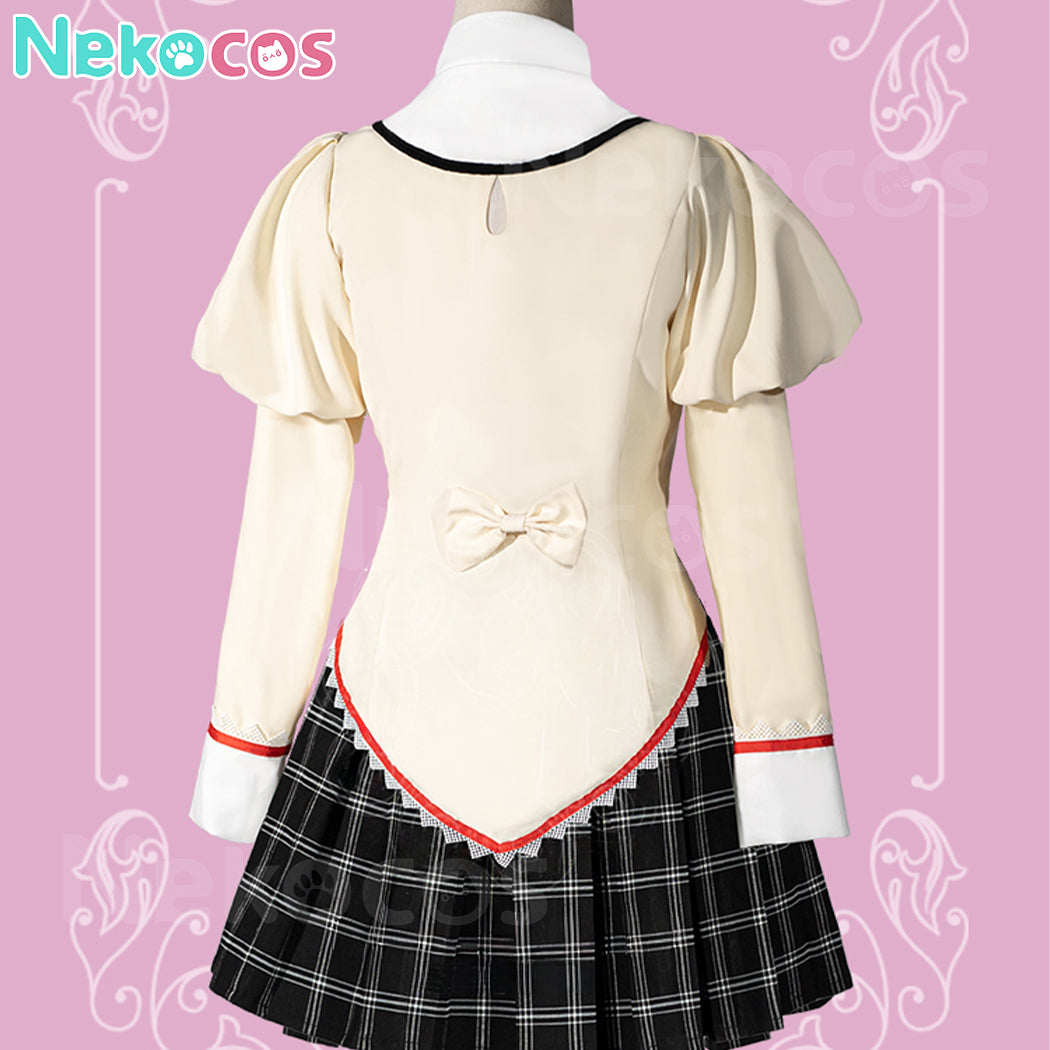 【Nekocos】Anime Puella Magi Madoka Magica Cosplay Madoka Kaname&Homura Akemi School Uniform Cosplay Costume | In Stock