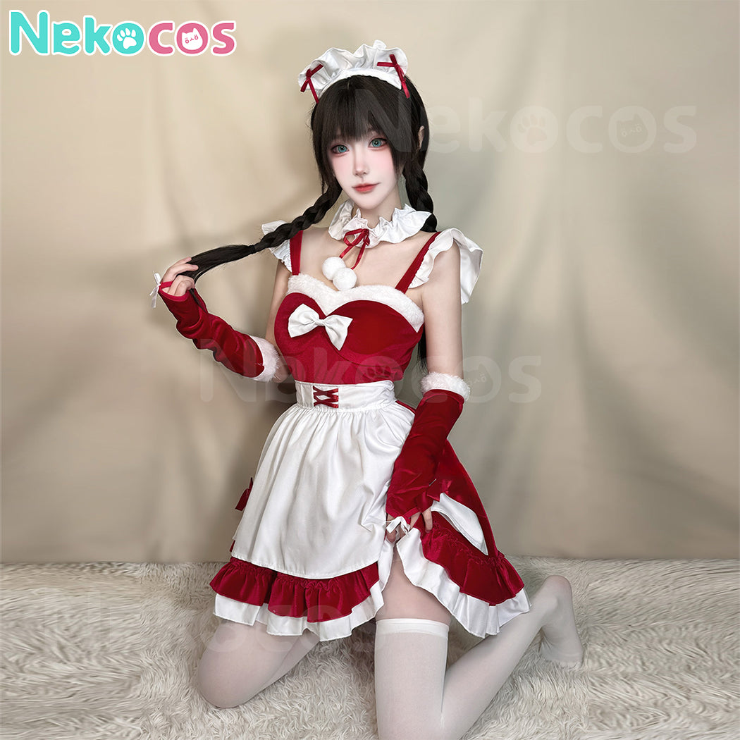 【Nekocos】Game Love Duction! The Guide for Galactic Lovers Cosplay Maid outfit Cosplay Costume | In Stock