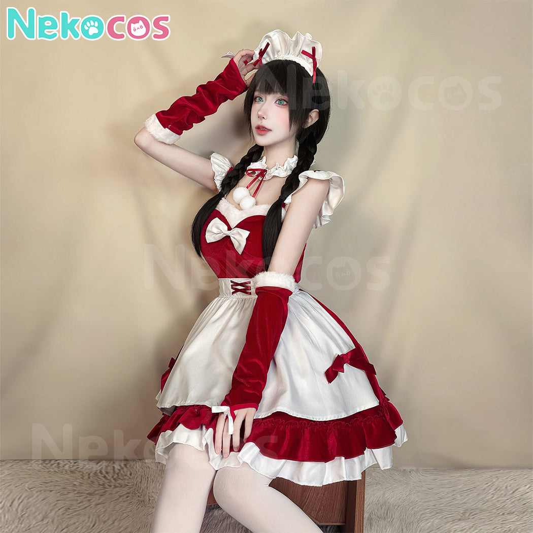 【Nekocos】Game Love Duction! The Guide for Galactic Lovers Cosplay Maid outfit Cosplay Costume | In Stock