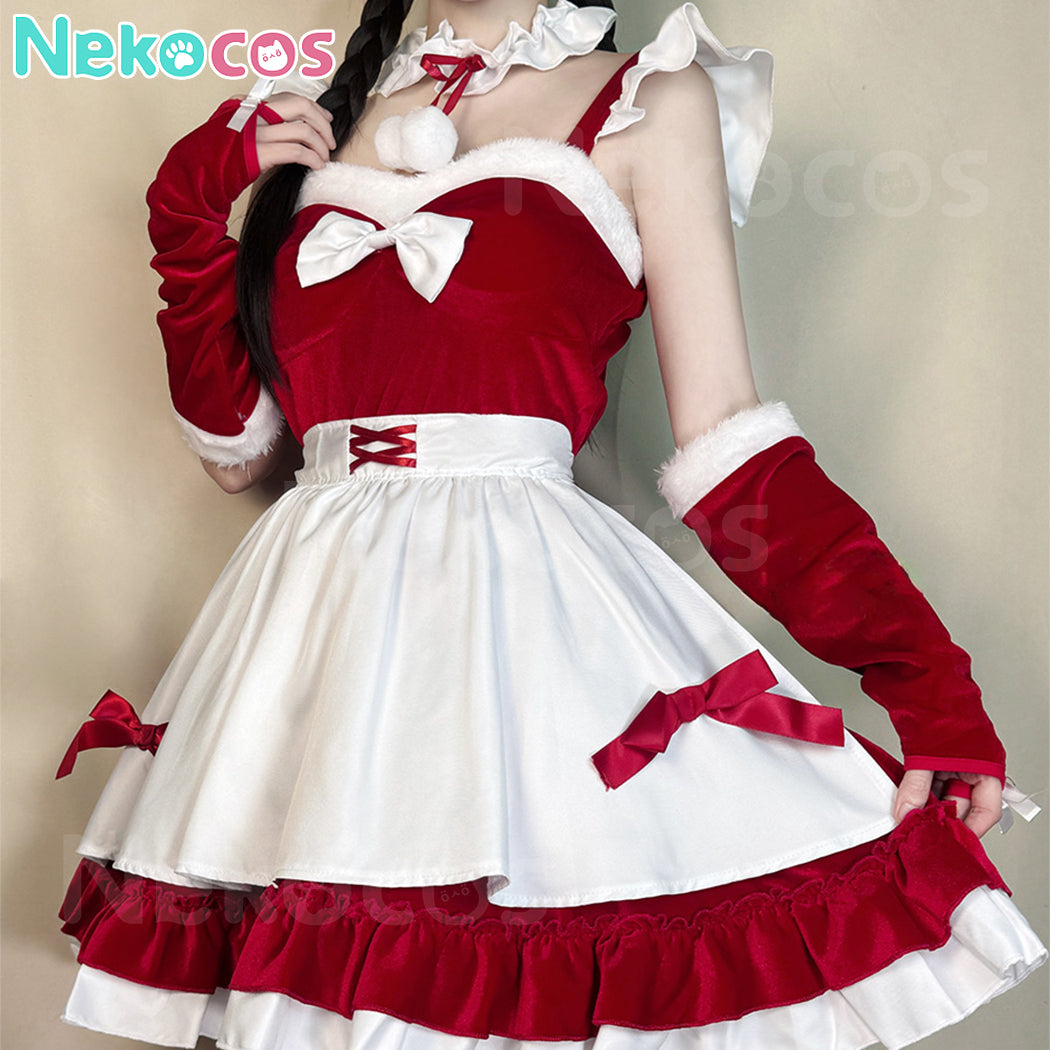 【Nekocos】Game Love Duction! The Guide for Galactic Lovers Cosplay Maid outfit Cosplay Costume | In Stock