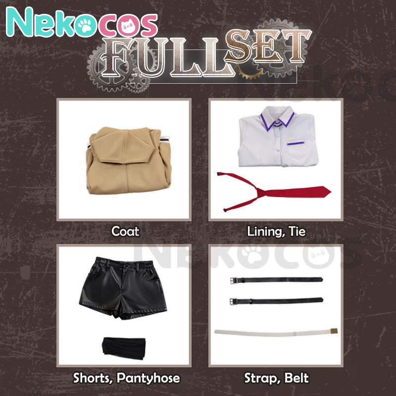 【Nekocos】Anime Steins;Gate Cosplay Kurisu Makise Cosplay Costume Premium Edition | In Stock
