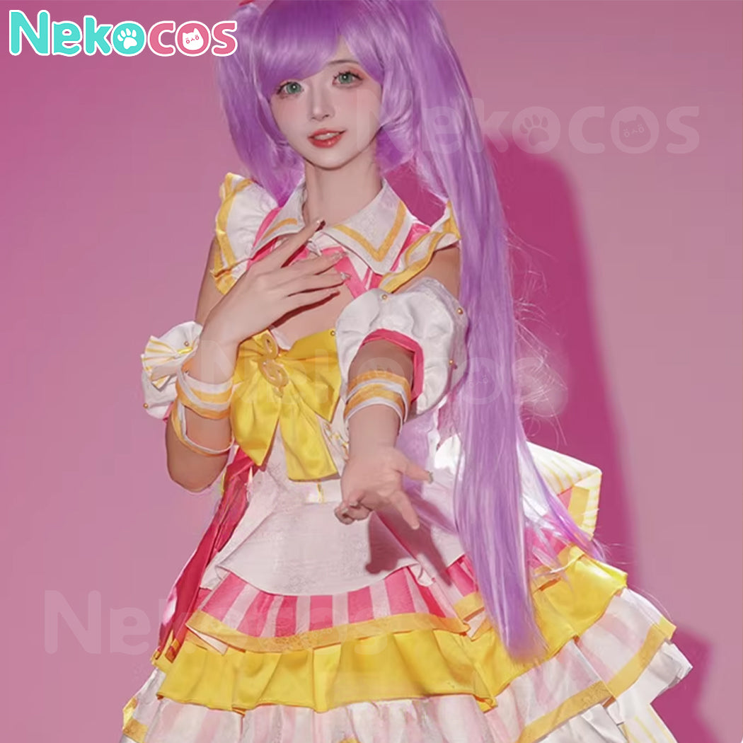 【Nekocos】Game PriPara Cosplay Laala Manaka Cosplay Costume | In Stock