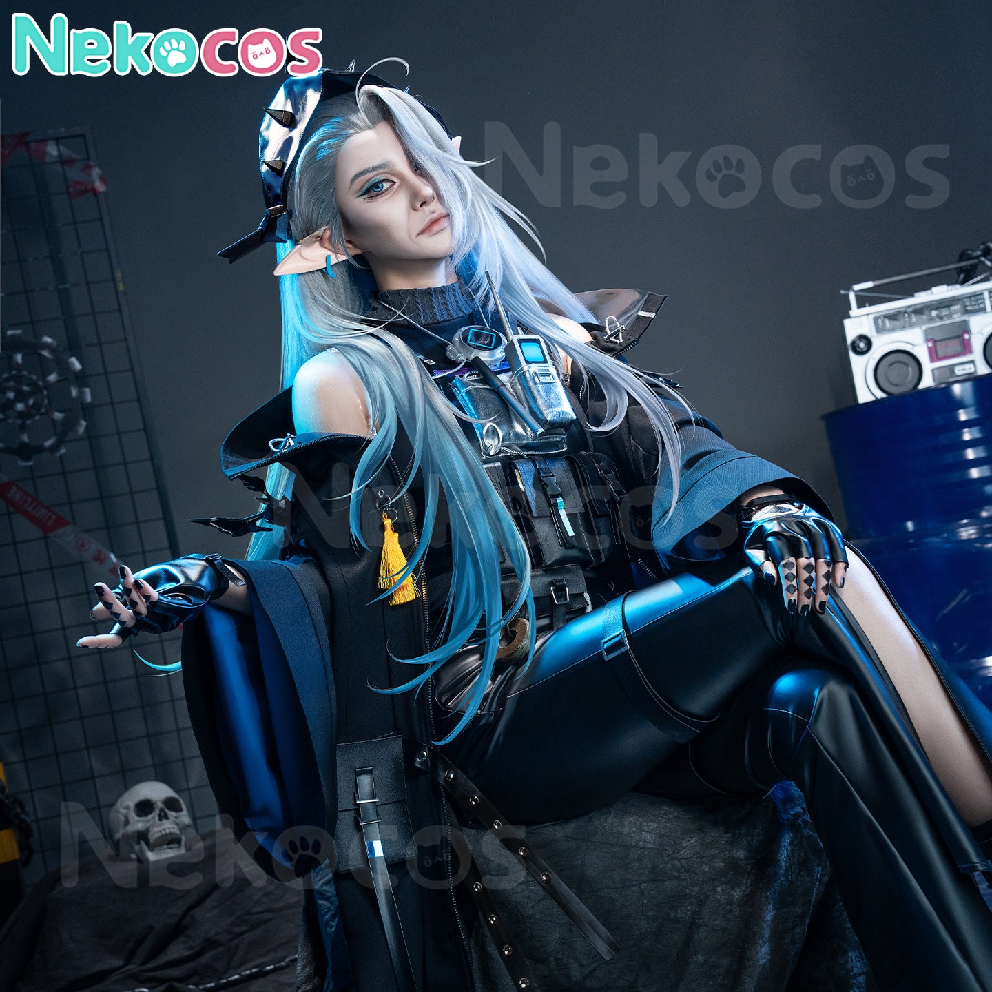 【Nekocos】Game Arknights Cosplay Mantra Cosplay Costume Premium Edition | Custom-Tailor