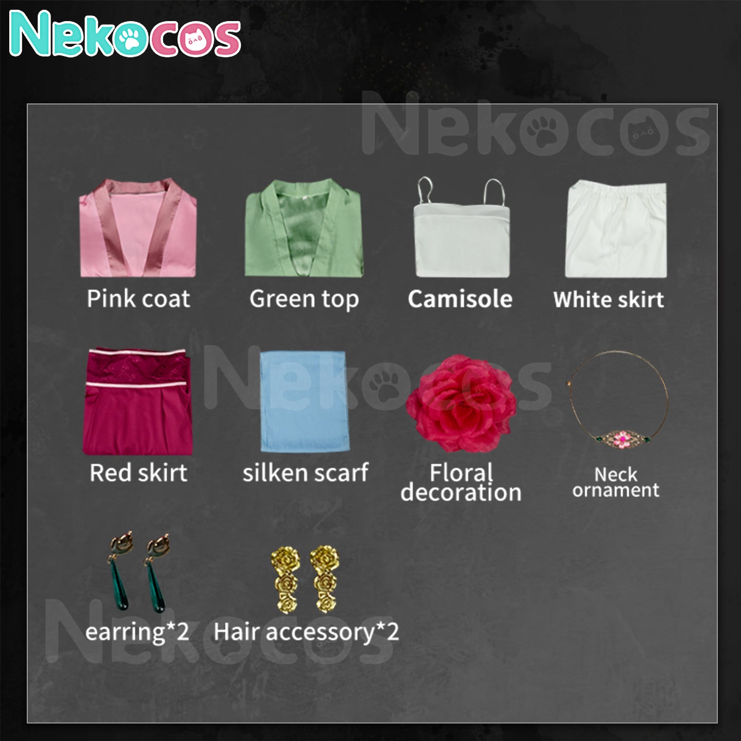 【Nekocos】Anime The Apothecary Diaries Cosplay Maomao Cosplay Costume | Custom-Tailor