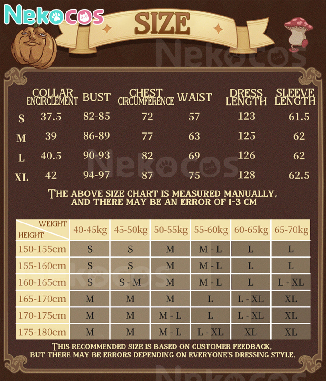 【Nekocos】Anime Delicious in Dungeon Cosplay Marcille Cosplay Costume Premium Edition | In Stock