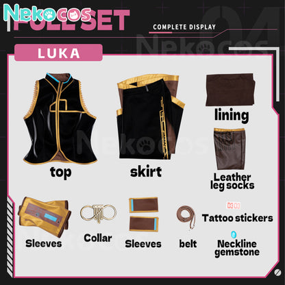 【Nekocos】Vocaloid Hatsune Miku Cosplay Megurine Luka Cosplay Costume | Pre-Sale