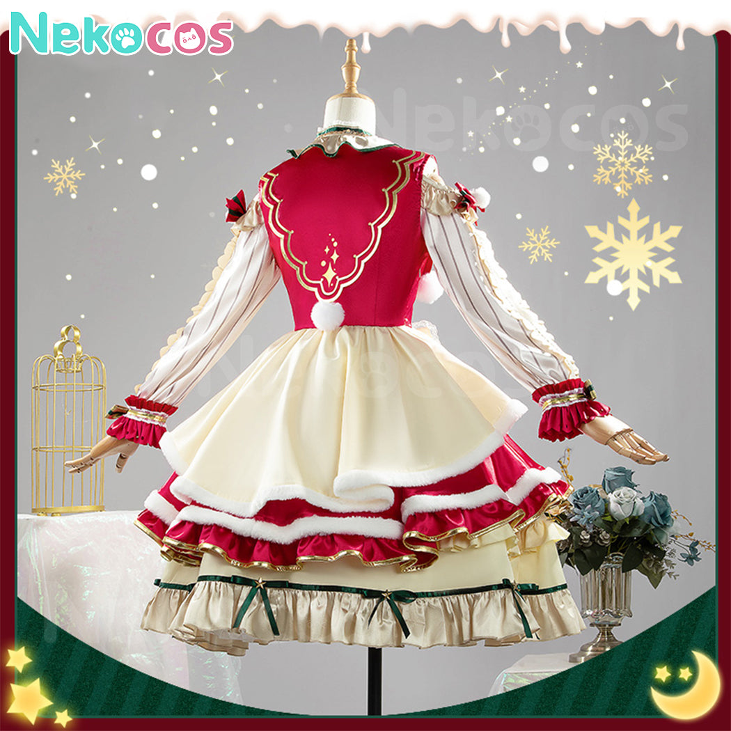 【Nekocos】Game Uma Musume Pretty Derby Cosplay Mejiro Bright Christmas  Cosplay Costume | Custom-Tailor