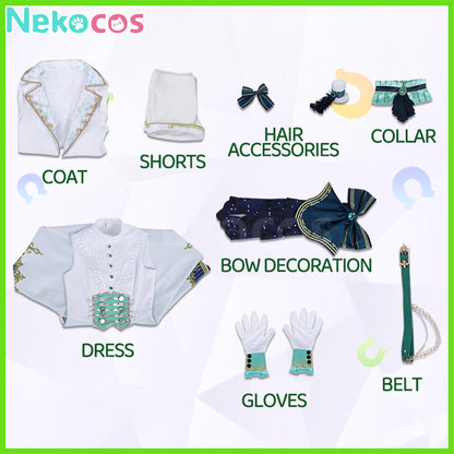 【Nekocos】Game Uma Musume Pretty Derby Cosplay Mejiro McQueen Cosplay Costume | Pre-Sale