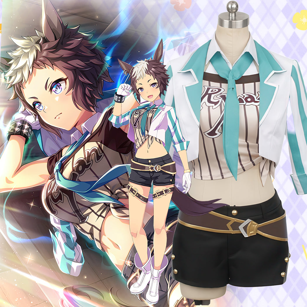【Nekocos】Game Uma Musume Pretty Derby Cosplay Mejiro Ryan Cosplay Costume | Pre-Sale
