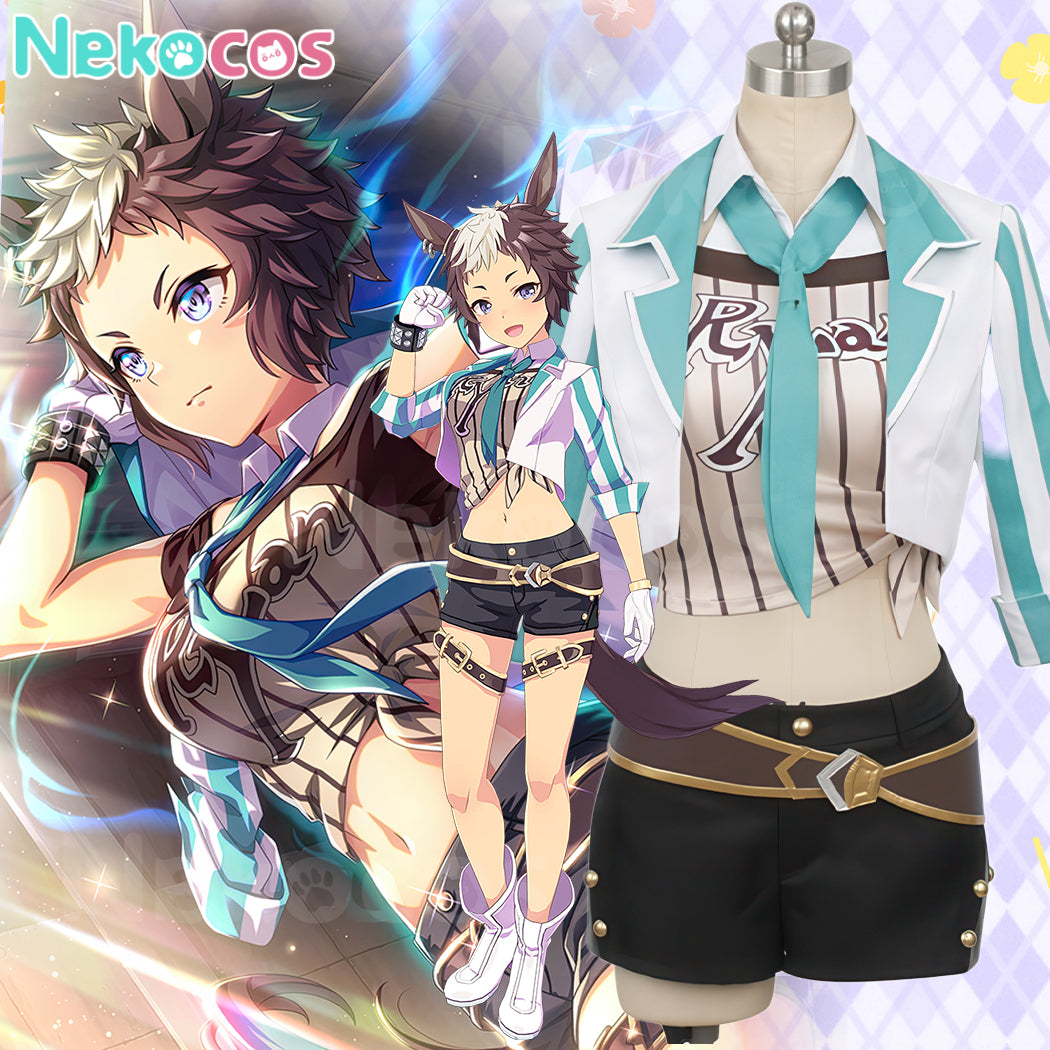 【Nekocos】Game Uma Musume Pretty Derby Cosplay Mejiro Ryan Cosplay Costume | Pre-Sale