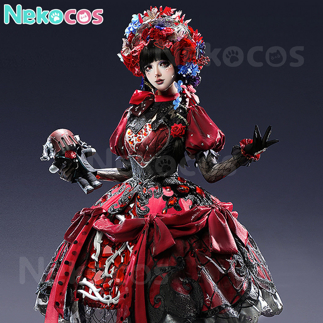 【Nekocos】Game Identity Ⅴ Cosplay Merry Kuromi Bloody Queen Mary Cosplay Costume Premium Edition | Custom-Tailor