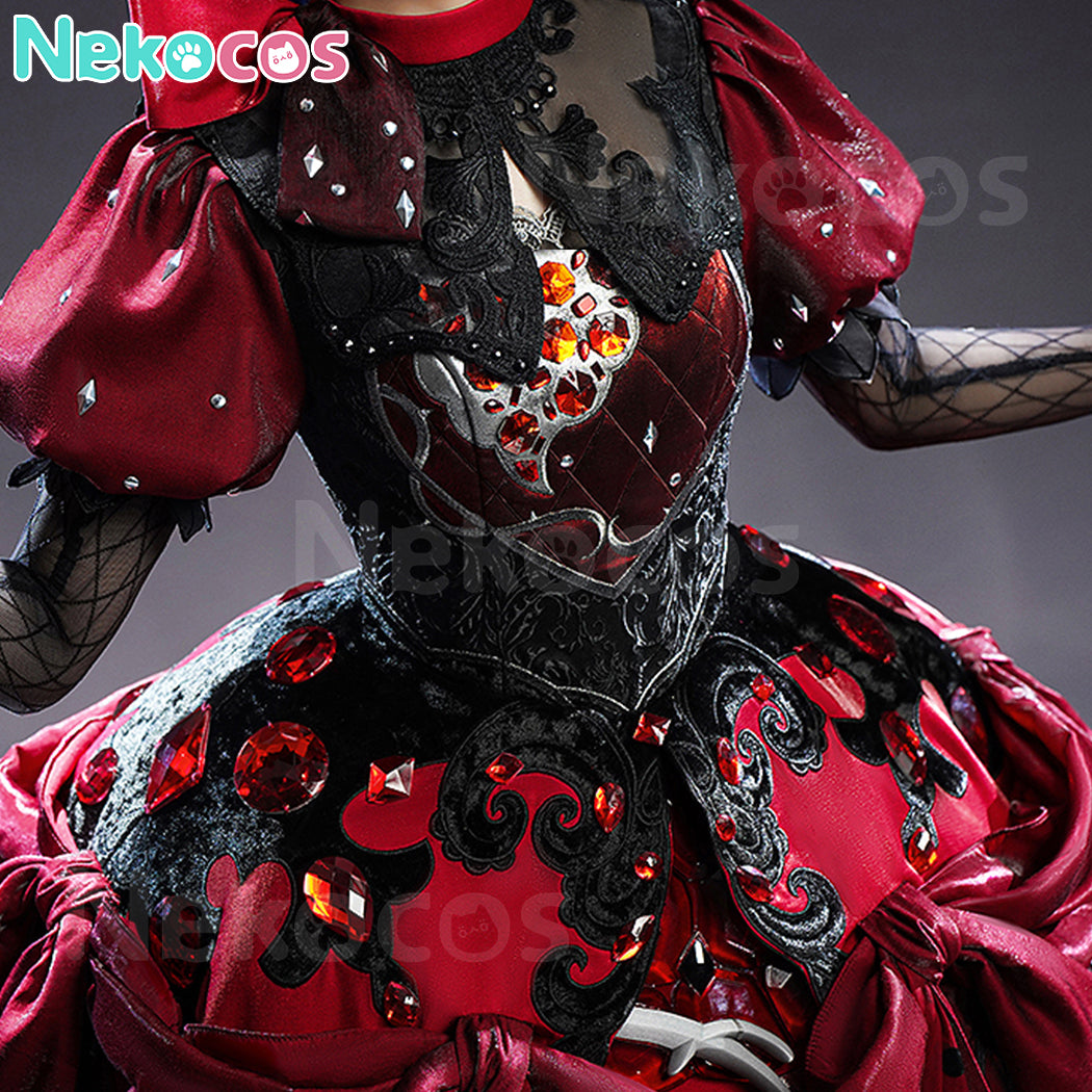 【Nekocos】Game Identity Ⅴ Cosplay Merry Kuromi Bloody Queen Mary Cosplay Costume Premium Edition | Custom-Tailor