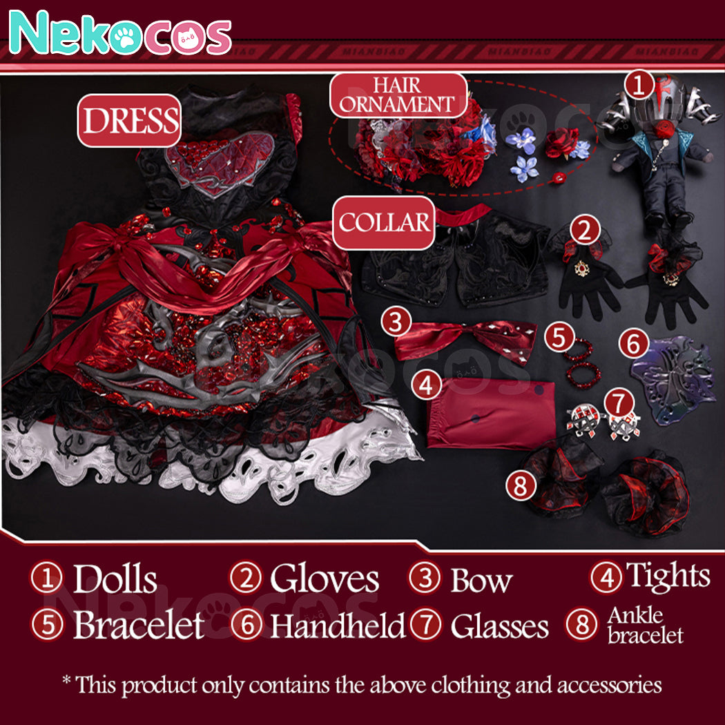 【Nekocos】Game Identity Ⅴ Cosplay Merry Kuromi Bloody Queen Mary Cosplay Costume Premium Edition | In Stock