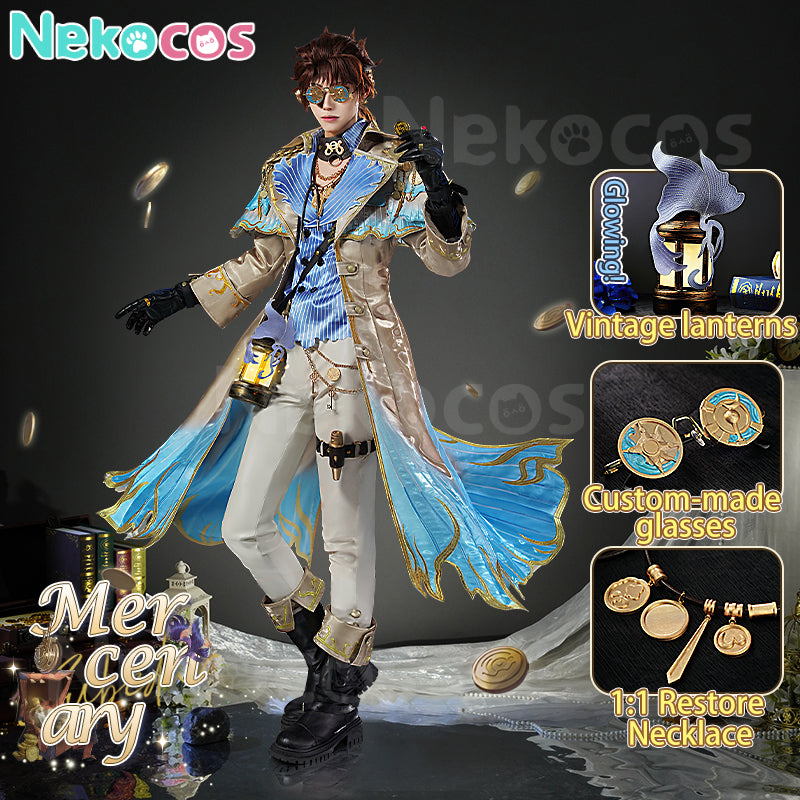 【Nekocos】Game Identity Ⅴ Cosplay Cabinet of Curiosities Mercenary Naib Subedar Cosplay Costume Premium Edition | In Stock