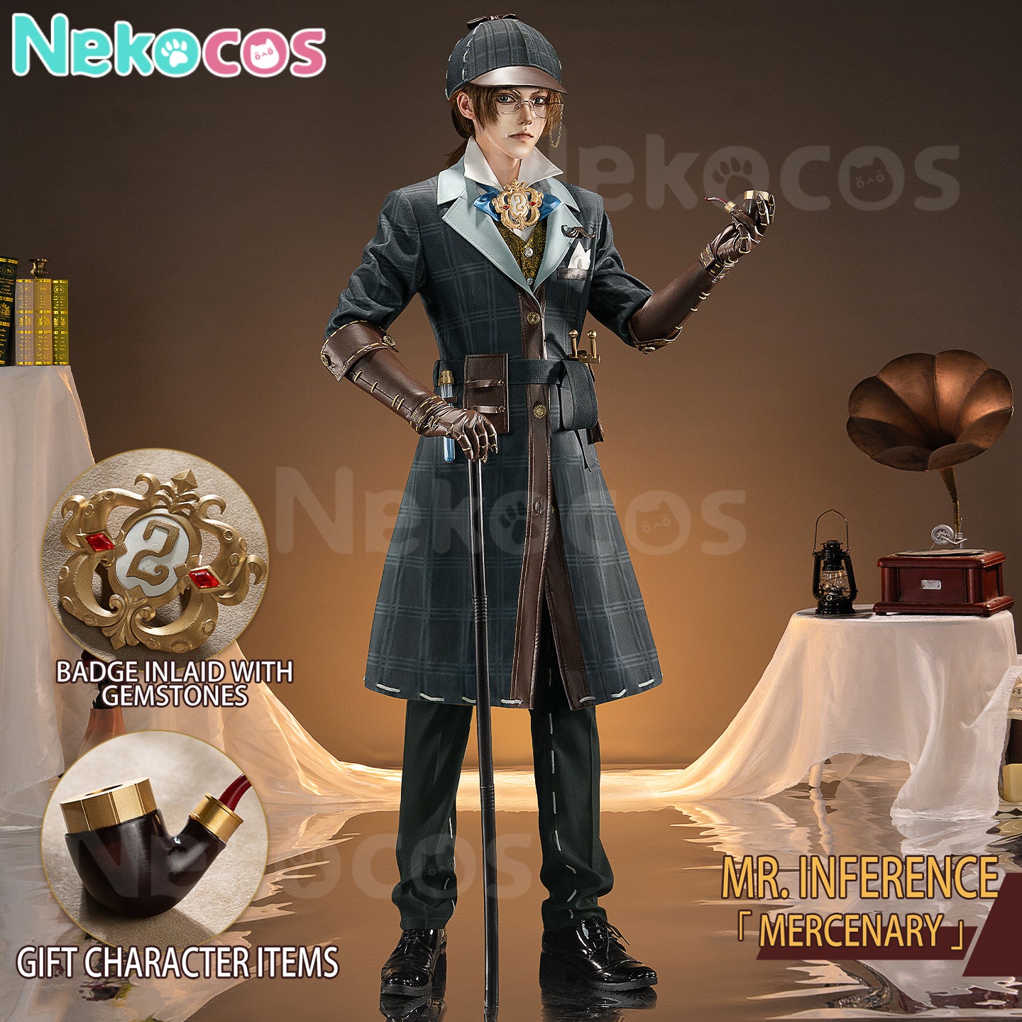 【Nekocos】Game Identity V Cosplay Mr. Inference Cosplay Costume Premium Edition | Pre-Sale