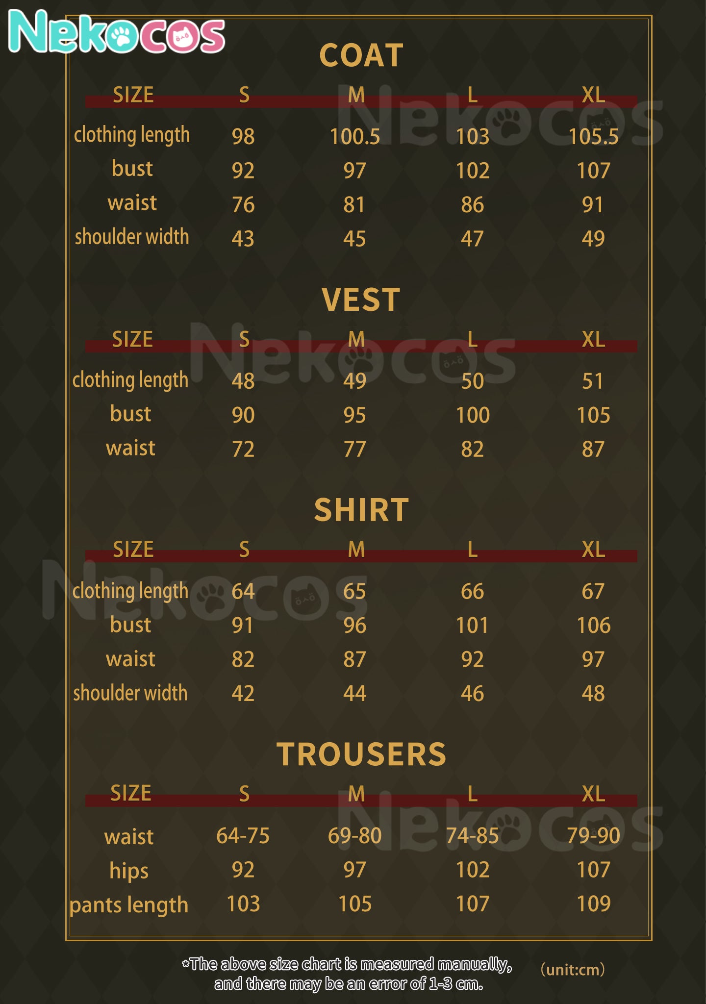 【Nekocos】Game Identity V Cosplay Mr. Inference Cosplay Costume Premium Edition | Pre-Sale