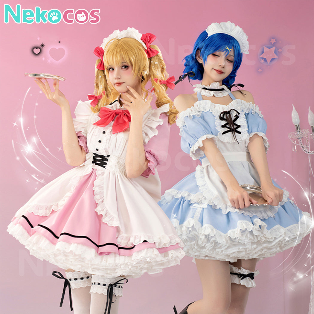 【Nekocos】Anime Mermaid Melody Pichi Pichi Pitch Cosplay Lucia Nanami Hanon Hosho Maid Cosplay Costume | Custom-Tailor
