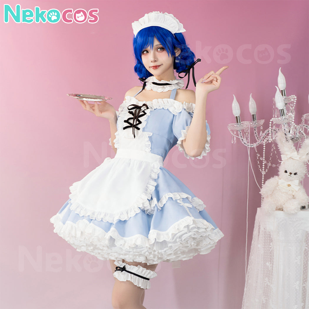 【Nekocos】Anime Mermaid Melody Pichi Pichi Pitch Cosplay Lucia Nanami Hanon Hosho Maid Cosplay Costume | Custom-Tailor