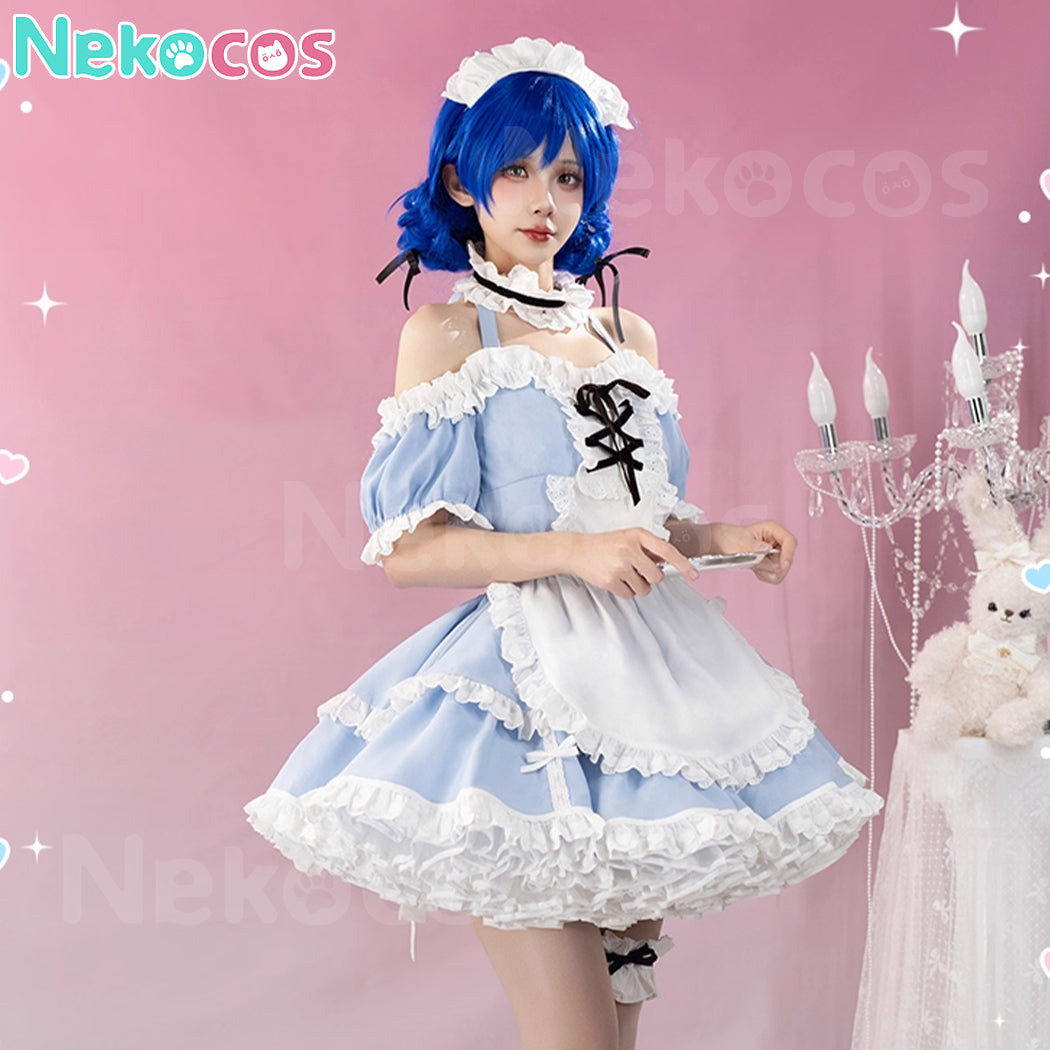 【Nekocos】Anime Mermaid Melody Pichi Pichi Pitch Cosplay Lucia Nanami Hanon Hosho Maid Cosplay Costume | Custom-Tailor