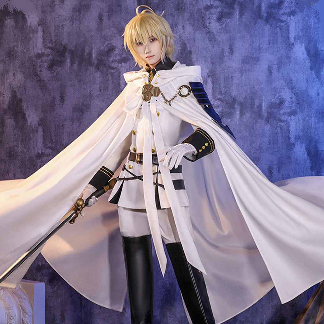 【Nekocos】Anime Seraph Of The End Cosplay Mikaela Hyakuya Cosplay Costume Premium Edition | In Stock
