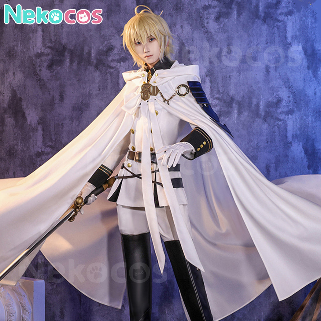 【Nekocos】Anime Seraph Of The End Cosplay Mikaela Hyakuya Cosplay Costume Premium Edition | In Stock