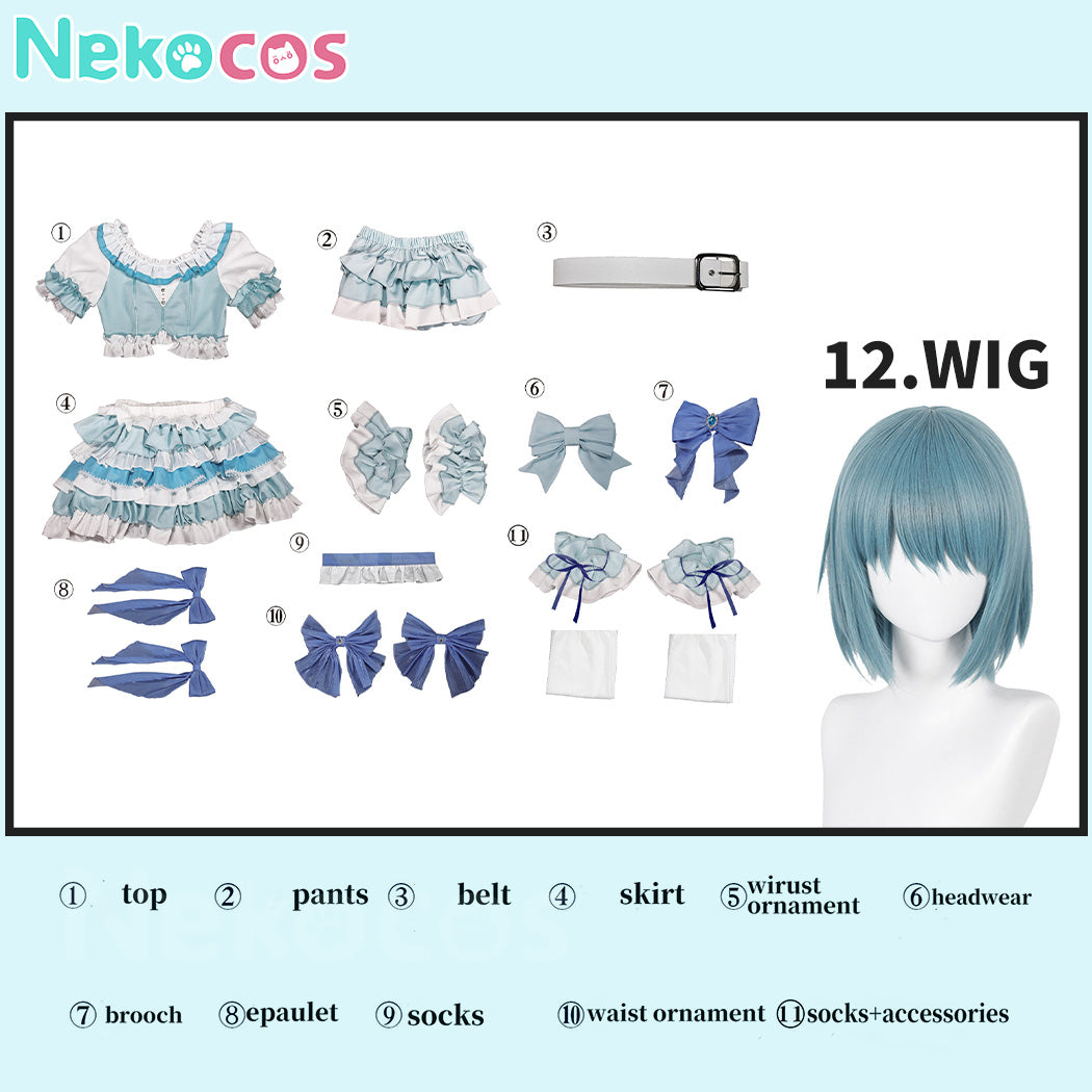 【Nekocos】Anime Puella Magi Madoka Magica: The Movie Cosplay Miki Sayaka Cosplay Costume | In Stock