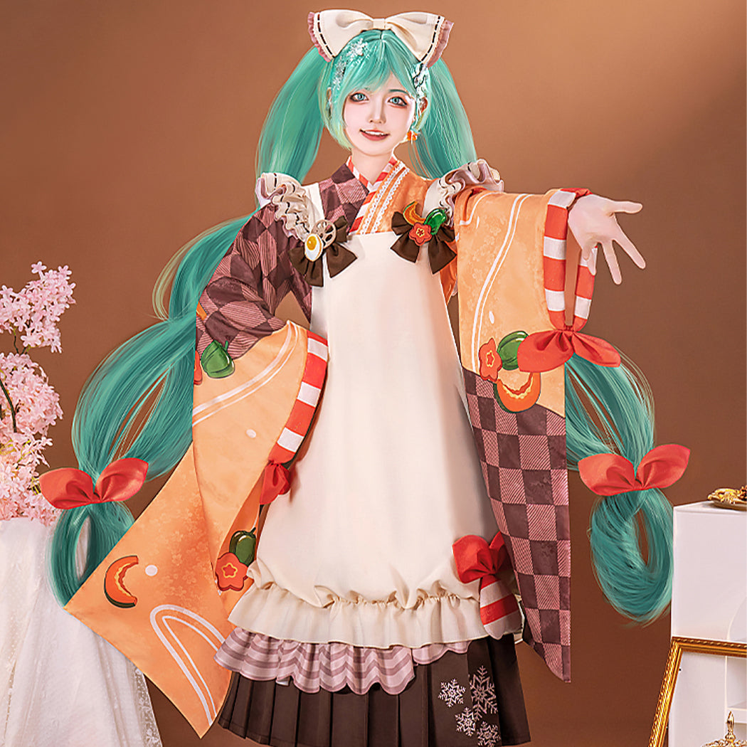 【Nekocos】Vocaloid Hatsune Miku Cosplay Snow Miku 2024 Cosplay Costume Premium Edition | In Stock