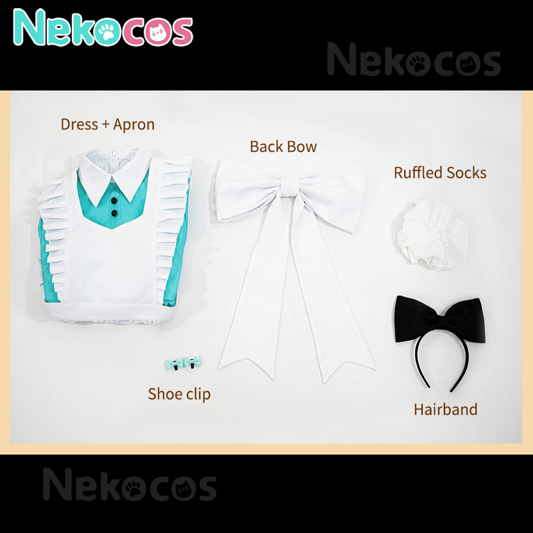 【Nekocos】Vocaloid Cosplay Miku Fairy Tale Alice Cosplay Costume | In Stock